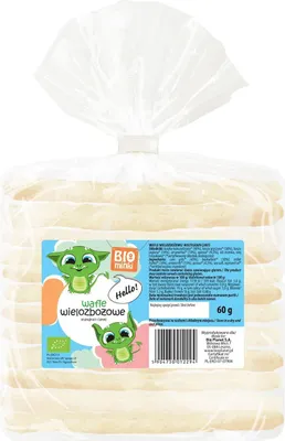Zdjęcie produktu dla WAFLE WIELOZBOŻOWE60 g - BIOMINKI