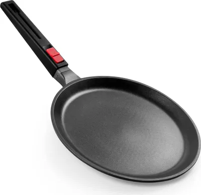 Produktbild von Multifunktionale Induktionspfanne von 28 cm mit abnehmbarem Griff für perfekte Crêpes