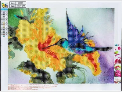 Produktbild von Diamant Mosaik 5D - Vogel 30x40 80891