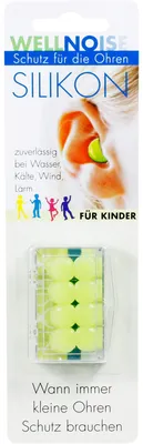 Obrázok produktu pre Štuple do uší Wellnoise f.Children Blister 4X2ks
