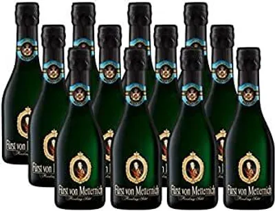 Produktbild von 12 x 0,2 l | Fürst von Metternich Sekt Trocken Piccolo Flaschen | 12,5 % vol
