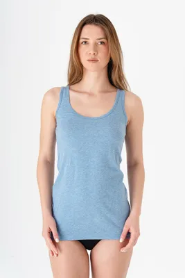 Produktbild von Basic Tanktop aus atmungsaktiver Baumwolle in Jersey-Qualität