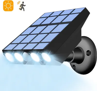 SENDALE Solar Strahler Mit Bewegungsmelder - 184 LED Außenleuchte IP65 Wasserdicht