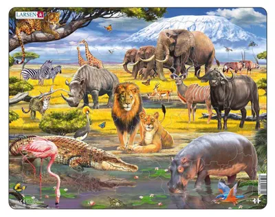 Produktbild von Larsen Maxi LA-FH30, 43 Stück(e), Zoo, 4 Jahr(e)