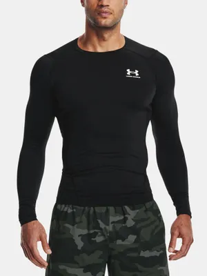 Produktbild von Under Armour Ua Hg Armor Comp Ls-Schwarzes T-Shirt 1361524-001__LG