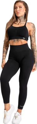 Image de Leggings push-up Gym Glamour 2.0 - Leggings sans coutures pour femmes - Couleur : noir, taille : XS