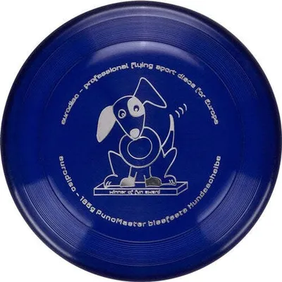 Produktbild von Hundefrisbee Eurodisc Dog Disc Blue ED135BLFA Blau 23 cm