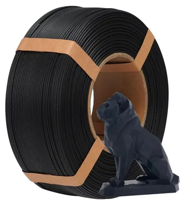 Produktbild von eSUN Matte PLA Refill Filament 1.75mm, Dunkel Schwarz,1KG