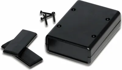 Produktbild von HAMMOND Handgehäuse, 1593LBK, 92 x 66 x 28
