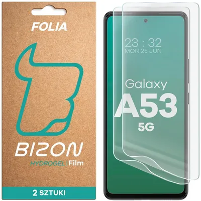 Produktbild von Bizon Glass Hydrogel Displayschutzfolie, Galaxy A53 5G, 2 Stück