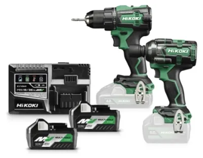Produktbild von Hikoki Kit 36/18V Kc18De Wjz (Ds18De + Wr18Dh) Multivolt 2X5.0Ah Hitsystem
