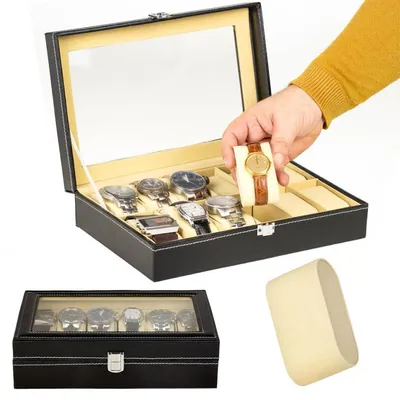 Produktbild von Wild Class, Herren-Uhrbox, 12 Standorte, Luxus, Männeruhr, innovatives Kohlenstoffdesign