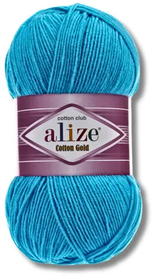 Immagine prodotto di Alize 1x 100 g Lana Cotone Gold, tinta unita, uncinetto, lavoro a maglia (16)