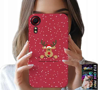 Produktbild von Fall Für Samsung Galaxy Xcover 7 - Weihnachten Weihnachten Rentier + Glas