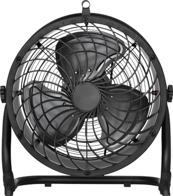 Produktbild von 14 Zoll Bodenventilator - 3 Geschwindigkeitsstufen - 360° verstellbare Neigung - Hochgeschwindigkeits-Industrieventilator für maximale Kühlleistung