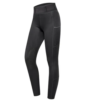 Produktbild von E.L.T Reitleggings Ella Knie Silikon Schwarz 140