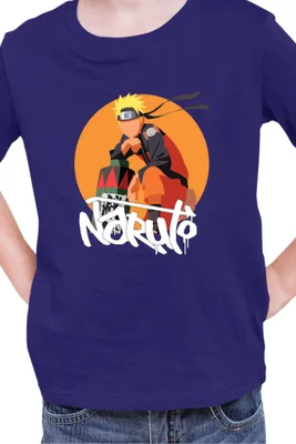 Immagine prodotto di Maglietta per bambini Naruto Naruto 04, 5-6 Jahr - 116 , Bleu foncé