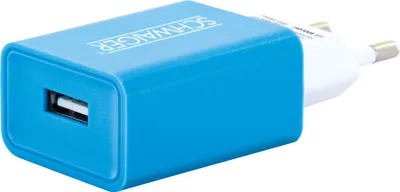Zdjęcie produktu dla Schwaiger 230V Ladeadapter USB weiß/blau