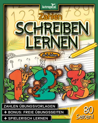 Produktbild von Zahlen schreiben lernen ab 5 Jahren