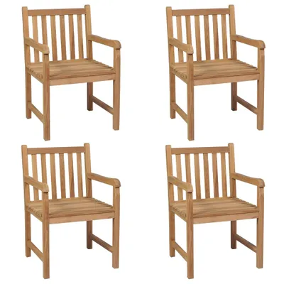 Produktbild von VidaXL 3073028, Terrasse, Gepolsterter Sitz, Teak, Rot, Polyester, 580 mm