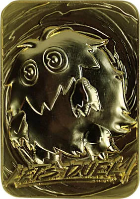 Image de Réplique de la carte Yu-Gi-Oh ! de Kuriboh (dorée)