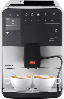 Obrázok produktu pre Melitta Barista Smart T, Espresso kávovar, 1,8 L, Mletá káva, 1450 W, Čierna, Strieborná