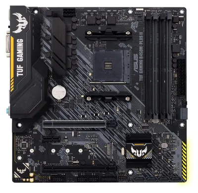Produktbild von ASUS TUF GAMING B850M-PLUS II, AMD, Sockel AM5, AMD Ryzen 7000 Series, AMD Ryzen 8000 Series, AMD Ryzen 9000 Series, Sockel AM5, DDR5-SDRAM, 256 GB