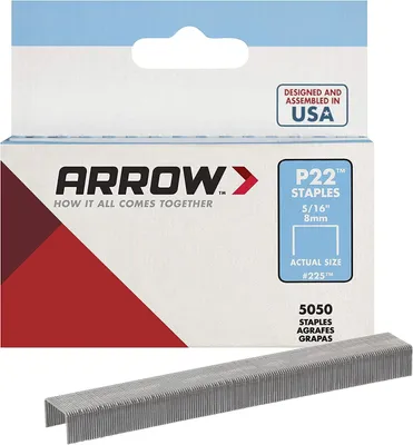 Productafbeelding van Arrow 225 P22 doos met 5000 nietjes, 6 mm