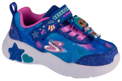 Produktbild von Skechers Snuggle Sneaks - Skech Squad 302214N-NVMT, Sneaker, für Mädchen, Dunkelblau