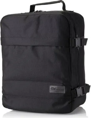 Produktbild von BAMBINIWELT RUCKSACK Handgepäck Reisetasche Boardgepäck Bordcase Kabinenkoffer Reiserucksac 40x20x25 40x30x20 Ryanair Wizzair (klein, schwarz-schwarz 40x20x25)