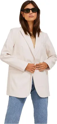 Produktbild von Jack & Jones Mary Faux Leather Blazer Beige M Frau Beige M