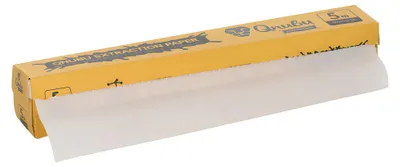 Produktbild von Qnubu Rosin Press Extraktionspapier Rolle, 5 m x 30 cm – ungebleichtes, lebensmittelechtes Pergamentpapier mit Antihaftbeschichtung, Rolle 5 m x 30 cm zum Ablängen