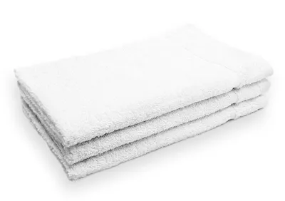Produktbild von Kleines weißes Handtuch Classic 30x50 cm, 100% Baumwolle