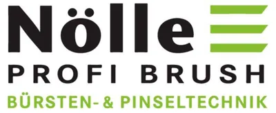 Logo and text for a brand called Nölle Profi Brush.