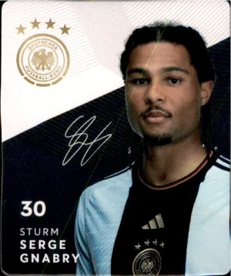 Zdjęcie produktu dla Karte 30 - Serge Gnabry - WM 2022 REWE