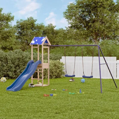 Produktbild von Design Spielturm Massivholz Kiefer, Klettergerüste 2024 Neu