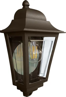 Immagine prodotto di Applique da esterno in alluminio E27 IP44 in bronzo rustico Applique da esterno