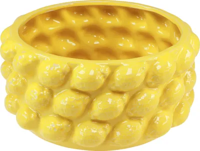 Produktbild von Żółta ceramiczna donica z cytrynami Ø26cm H12cm