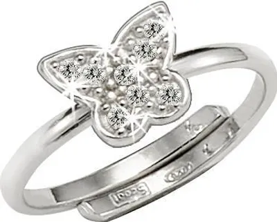 Produktbild von Scout Ring 263014100 Schmetterling Zirkonia Silber 925
