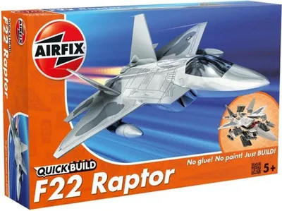 Immagine prodotto di Modello di aereo Airfix Quickbuild F22 Raptor