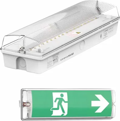 Produktbild von ENOVALITE  LED-Fluchtwegeleuchte inkl. 8 h Notstromakku