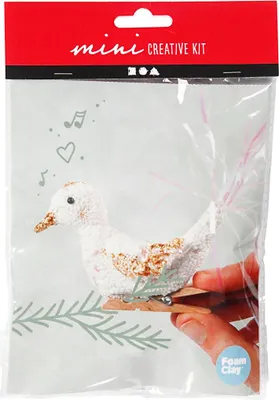 Image de Creativ Company 977355, Articles de bricolage pour enfants, Blanc, Garçon/Fille, CE, Blister, 1 pièce