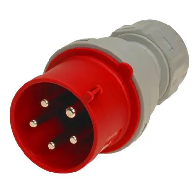 Produktbild von CEE-Stecker mit Phasenwender 400V 32A 3P+N+E