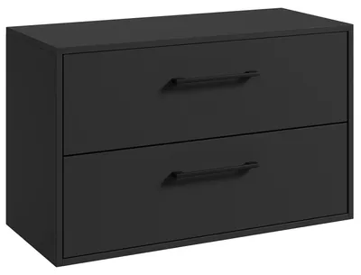 Immagine prodotto di Badplaats Sottolavabo Florence 80 x 46 cm – Nero Opaco – Mobile Sospeso