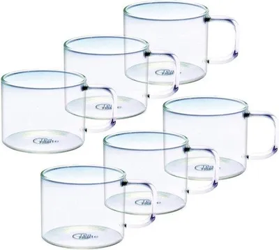 Produktbild von Famanu Teetassen Set 2 Stück - Glas mit Henkel