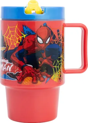 Produktbild von Spiderman Becher Kunststoffbecher 530ml mit Schraubdeckel