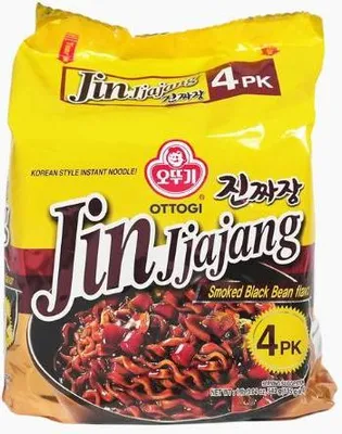 Produktbild von OTTOGI Jin Jjajang Ramen 4er Pack – Smoked Black Bean Flavor