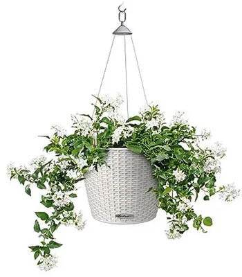 Obrázok produktu pre Svetlosivý záhradný kvetináč 28 cm, balenie po 2 ks