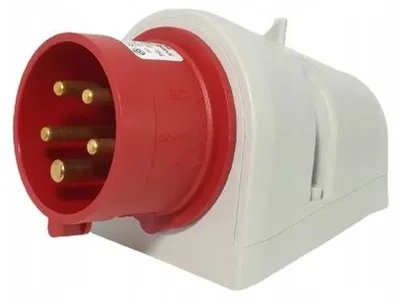 Imagen del producto de Conector industrial tipo F-Elektro, 5 polos, 16A, grado de protección IP54