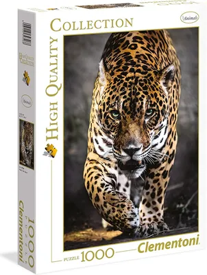 Produktbild von Clementoni 39326 - Puzzle - Jaguar (1000 Teile) Puzzel Großkatze